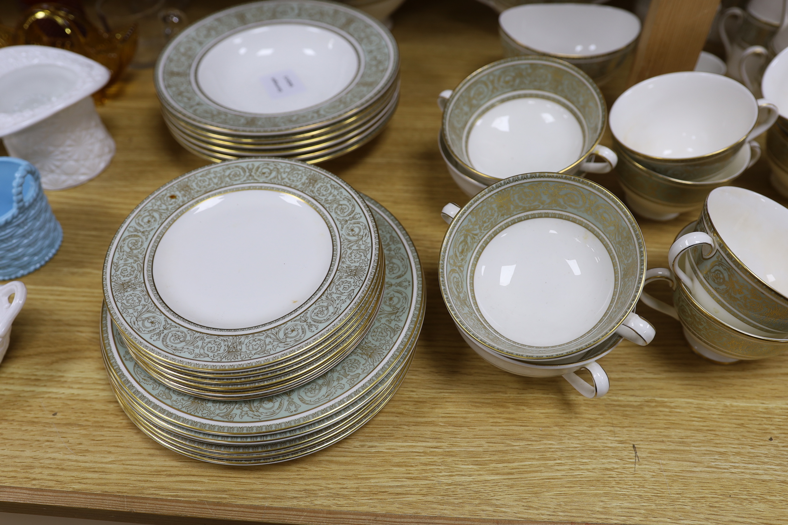 A quantity of Royal Doulton English Renaissance pattern dinner and tea wares